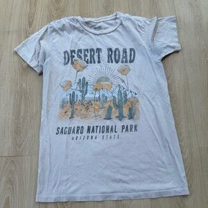Desert Road Graphic Tee - White